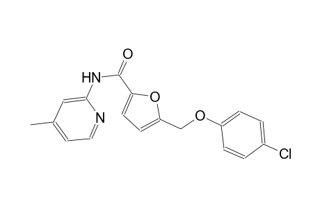 5-[(4-chlorophenoxy)methyl]-N-(4-methyl-2-pyridinyl)-2-furamide