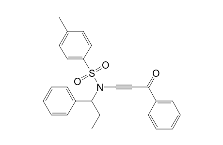 4-methyl-N-(3-oxidanylidene-3-phenyl-prop-1-ynyl)-N-(1-phenylpropyl)benzenesulfonamide
