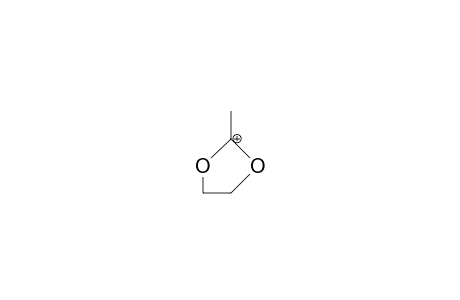 2-Methyl-1,3-dioxolan-2-ylium cation