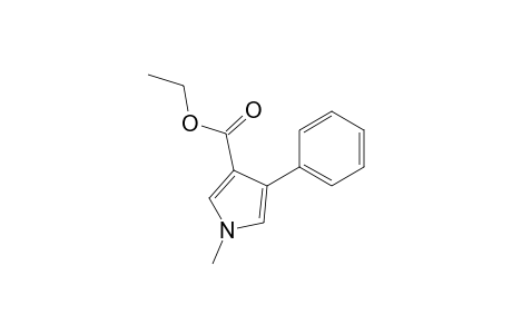 1H-Pyrrole-3-carboxylic acid, 1-methyl-4-phenyl-, ethyl ester