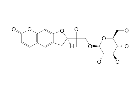 (2R)-2'-HYDROXYMARMESIN-2'-O-BETA-D-GLUCOPYRANOSIDE