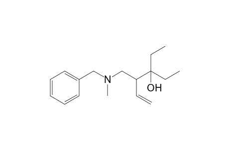 3-(N-Benzyl-N-methylamino)methyl-4-ethyl-1-hexen-4-ol