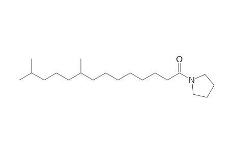 N-(9',13'-Dimethyltetradecanoyl)-pyrrolidine