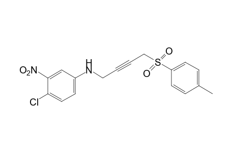 4-chloro-3-nitro-N-[4-(p-tolylsulfonyl)-2-butynyl]aniline