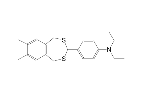 N-[4-(7,8-dimethyl-1,5-dihydro-2,4-benzodithiepin-3-yl)phenyl]-N,N-diethylamine