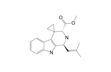 METHYL-1'-(2'-METHYLPROPENYL)-2',3',4',9'-TETRAHYDROSPIRO-[CYCLOPROPANE-1,4'-(1H-BETA-CARBOLINE)]-3-CARBOXYLATE