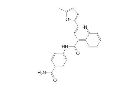 N-[4-(aminocarbonyl)phenyl]-2-(5-methyl-2-furyl)-4-quinolinecarboxamide