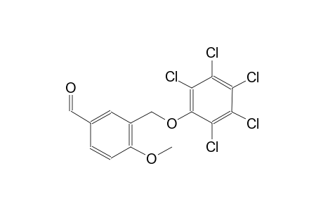 4-Methoxy-3-[(2,3,4,5,6-pentachlorophenoxy)methyl]benzaldehyde