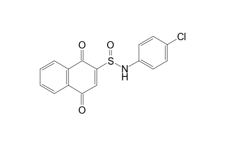 N-(4-chlorophenyl)-1,4-bis(oxidanylidene)naphthalene-2-sulfinamide