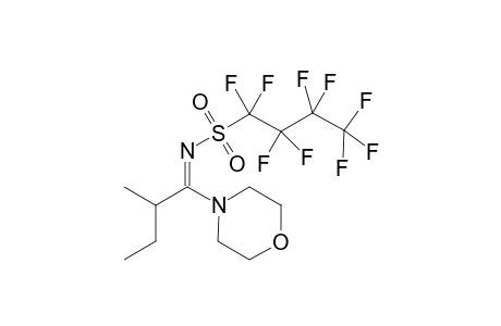 N'-Perfluorobutanesulfonyl-N,N-cyclo(ethyleneoxyethylene)3-butanamidine