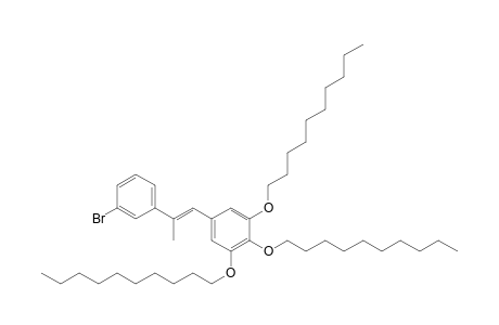(E)-2-(3-Bromophenyl)-1-[3,4,5-tris(decyloxy)phenyl]propene