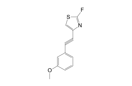 2-FLUORO-4-((3-METHOXYPHENYL)-ETHYNYL)-THIAZOLE