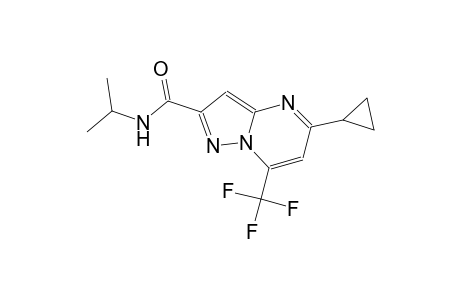 5-cyclopropyl-N-isopropyl-7-(trifluoromethyl)pyrazolo[1,5-a]pyrimidine-2-carboxamide