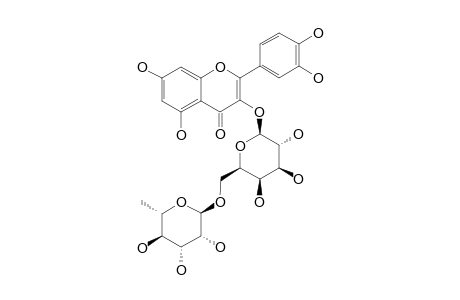 QUERCETIN-3-O-ALPHA-L-RHAMNOPYRANOSYL-(1->6)-BETA-D-GALACTOPYRANOSIDE