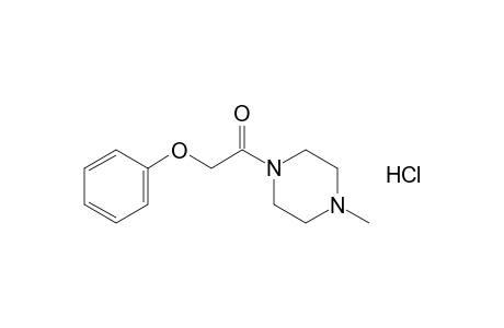 1-methyl-4-(phenoxyacetyl)piperazine, monohydrochloride