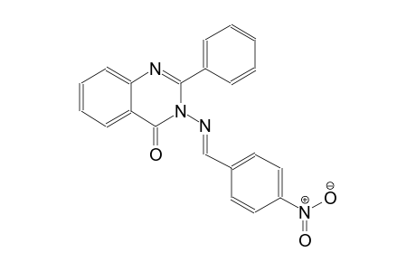 3-{[(E)-(4-nitrophenyl)methylidene]amino}-2-phenyl-4(3H)-quinazolinone