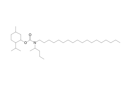 Carbonic acid, monoamide, N-(2-pentyl)-N-octadecyl-, menthyl ester