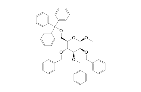 .beta.-D-Mannopyranoside, methyl 2,3,4-tris-O-(phenylmethyl)-6-O-(triphenylmethyl)-