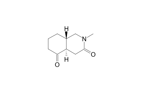 trans-3,5-Dioxo-2-methyl-1,2,3,4,4a,5,6,7,8,8a-decahydroisoquinoline