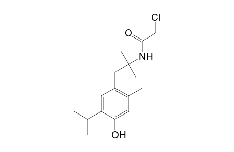 2-Chloro-N-[1-(4-hydroxy-5-isopropyl-2-methylphenyl)-2-methylpropan-2-yl]acetamide