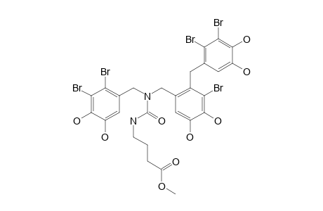 METHYL_N'-(2,3-DIBROMO-4,5-DIHYDROXYBENZYL)-N'-[3-BROMO-2-(2,3-DIBROMO-4,5-DIHYDROXYBENZYL)-4,5-DIHYDROXYBENZYL]-GAMMA-UREIDOBUTYRATE