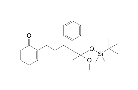 2-[3-(2-Methoxy-1-phenyl-2-(t-butyldimethylsiloxy)cyclopropyl)propyl]-2-cyclohexenone