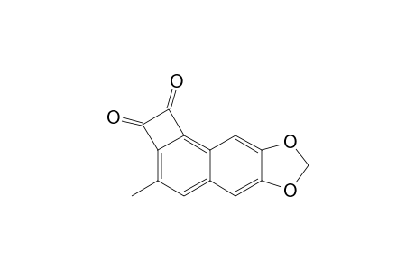 3-Methylcyclobuta[5,6]naphtho[2,3-d][1,3]dioxole-1,2-dione