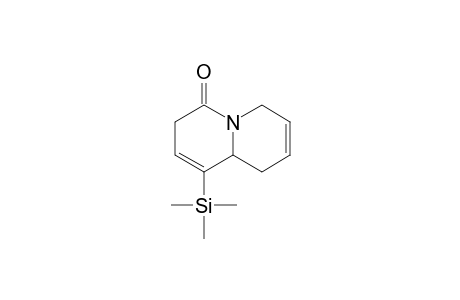 (+-)-1-Trimethylsilanyl-3,6,9,9a-tetrahydroquinolizin-4-one