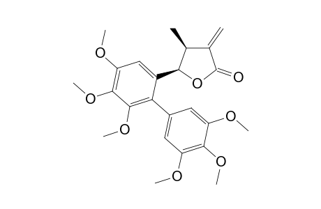 (4S,5R)-4-methyl-3-methylene-5-[3,4,5-trimethoxy-2-(3,4,5-trimethoxyphenyl)phenyl]-2-oxolanone