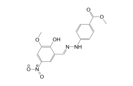 methyl 4-[(2E)-2-(2-hydroxy-3-methoxy-5-nitrobenzylidene)hydrazino]benzoate