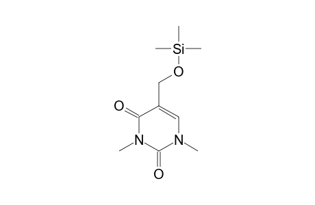 2,4(1H,3H)-Pyrimidinedione, 1,3-dimethyl-5-[[(trimethylsilyl)oxy]methyl]-