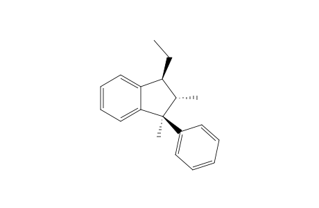 trans-3-ethyl-1,2-dimethyl-1-phenyl-2,3-dihydro-1H-indene