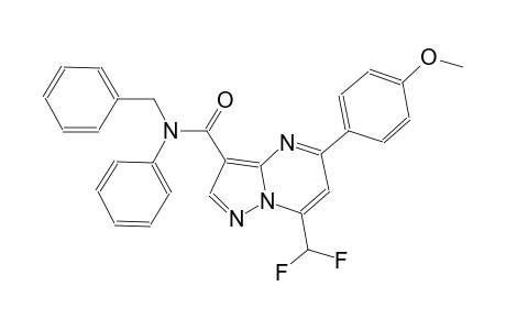N-benzyl-7-(difluoromethyl)-5-(4-methoxyphenyl)-N-phenylpyrazolo[1,5-a]pyrimidine-3-carboxamide