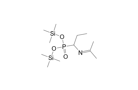 Phosphonic acid, [1-[(1-methylethylidene)amino]propyl]-, bis(trimethylsilyl) ester