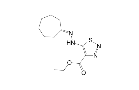 5-(N'-Cycloheptylidene-hydrazino)-[1,2,3]thiadiazole-4-carboxylic acid ethyl ester