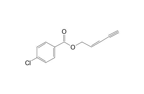 4-Chlorobenzoic acid, pent-2-en-4-ynyl ester