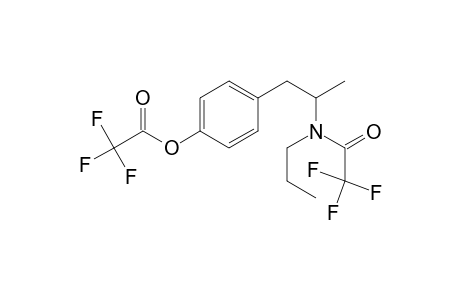 4-(2-(2,2,2-trifluoro-N-propylacetamido)propyl)phenyl 2,2,2-trifluoroacetate