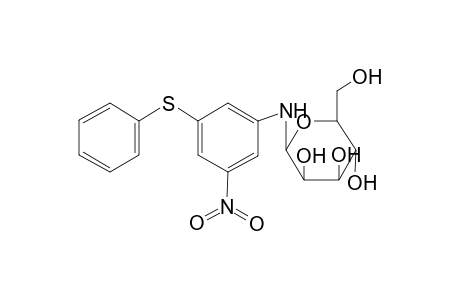 2-(hydroxymethyl)-6-(3-nitro-5-phenylsulfanyl-anilino)tetrahydropyran-3,4,5-triol