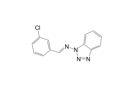 1H-Benzotriazole, 1-[(m-chlorobenzylidene)amino]-