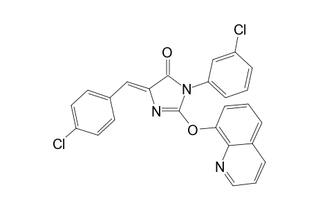 5-(4-Chlorobenzylidene)-3-(3-chlorophenyl)-2-(8-quinolinoxy)-4H-imidazolin-4-one
