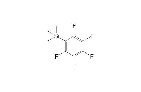 2,4,6-Trifluoro-1,3-diiodo-5-(trimethylsilyl)benzene