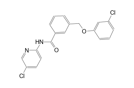 3-[(3-chlorophenoxy)methyl]-N-(5-chloro-2-pyridinyl)benzamide