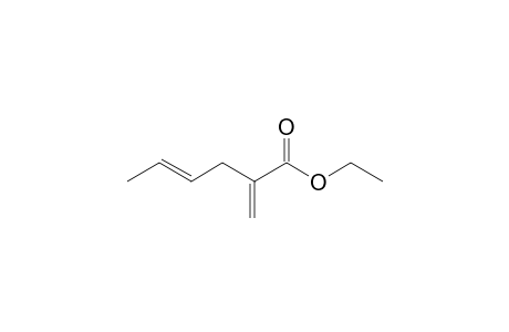 (E)-2-methylene-4-hexenoic acid ethyl ester