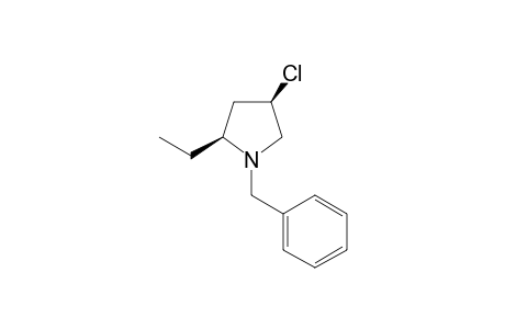 (2S,4R)-1-(benzyl)-4-chloro-2-ethyl-pyrrolidine