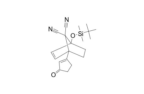 Bicyclo[2.2.1]hept-2-ene-7,7-dicarbonitrile, 4-(1-cyclopenten-3-on-1-yl)-1-(t-butyldimethylsilyloxy)-