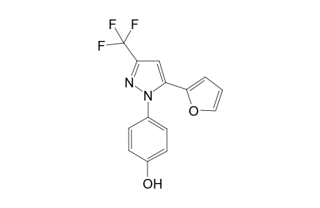4-[3-(Trifluoromethyl)-5-(furan-2-yl)-1H-pyrazol-1-yl]phenol
