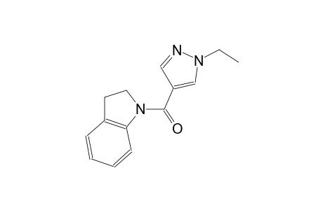 1-[(1-ethyl-1H-pyrazol-4-yl)carbonyl]indoline