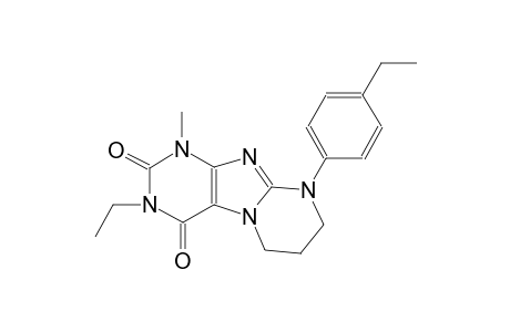 3-ethyl-9-(4-ethylphenyl)-1-methyl-6,7,8,9-tetrahydropyrimido[2,1-f]purine-2,4(1H,3H)-dione