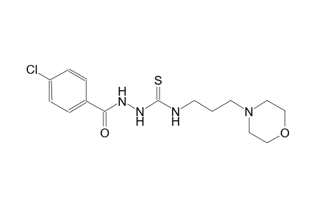 2-(4-chlorobenzoyl)-N-[3-(4-morpholinyl)propyl]hydrazinecarbothioamide