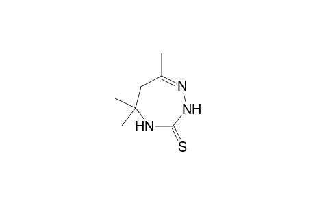 5,5,7-Trimethyl-2,4,5,6-tetrahydro-3H-1,2,4-triazepine-3-thione